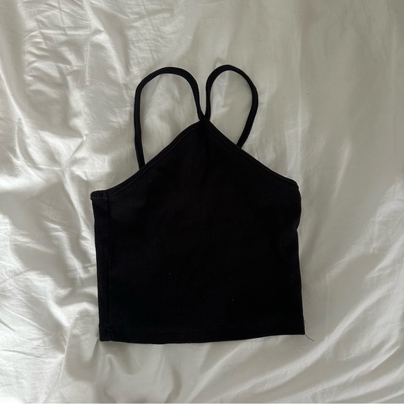 Black Zara halter tank top - Picture 1 of 3